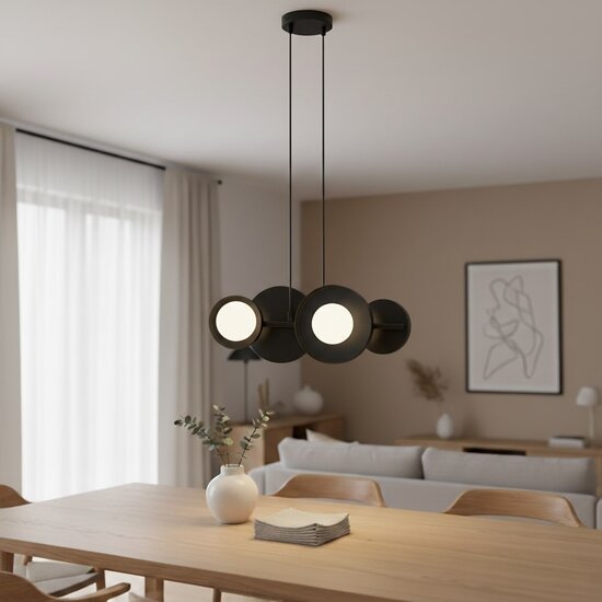 Emibig Emibig MODEL 4 BLACK - Minimalist pendant lamp for any space