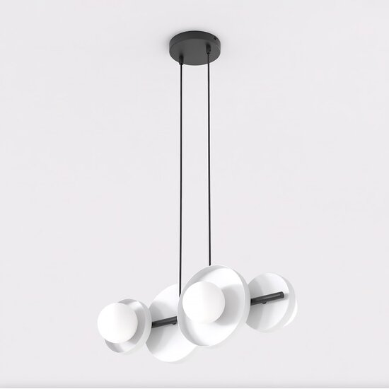 Emibig Emibig MODEL 4 BL WHITE - Minimalistische Pendelleuchte für jeden Raum