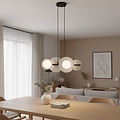 Emibig Emibig MODEL 4 BL WHITE - Minimalistische hanglamp voor elke ruimte
