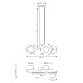 Emibig Emibig MODEL 4 BL WHITE - Minimalist pendant lamp for any space