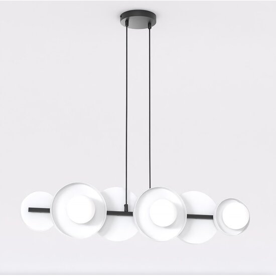 Emibig Emibig MODEL 6 BL WHITE - Minimalistische hanglamp voor elke ruimte