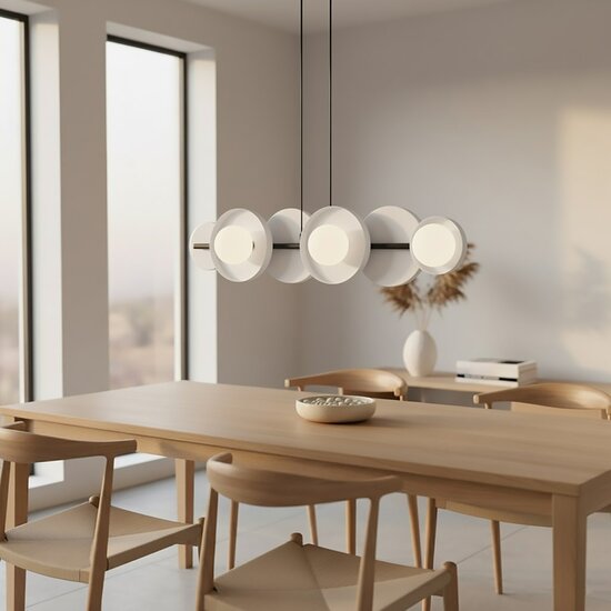 Emibig Emibig MODEL 6 BL WHITE - Minimalistische hanglamp voor elke ruimte