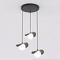 Emibig Emibig RITUAL 3 PREM BLACK - Lámpara colgante moderna para cualquier espacio