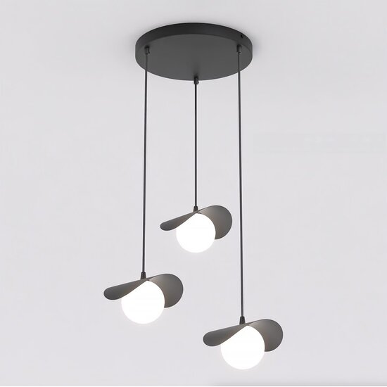 Emibig Emibig RITUAL 3 PREM BLACK - Modern pendant lamp for any space