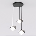 Emibig Emibig RITUAL 3 PREM BLACK - Modern pendant lamp for any space