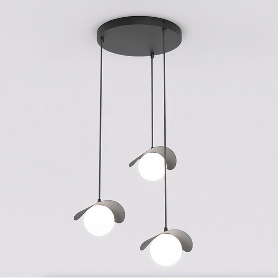 Emibig Emibig RITUAL 3 PREM BLACK - Modern pendant lamp for any space