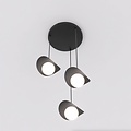 Emibig Emibig RITUAL 3 PREM BLACK - Modern pendant lamp for any space