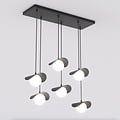 Emibig Emibig RITUAL 6 BLACK - Lámpara colgante moderna para una iluminación elegante