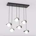 Emibig Emibig RITUAL 6 BLACK - Modern pendant lamp for stylish lighting