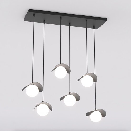 Emibig Emibig RITUAL 6 BLACK - Moderne Pendelleuchte für stilvolle Beleuchtung