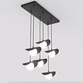 Emibig Emibig RITUAL 6 BLACK - Modern pendant lamp for stylish lighting