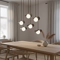 Emibig Emibig RITUAL 6 BLACK - Lámpara colgante moderna para una iluminación elegante