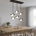 Emibig Emibig RITUAL 6 BLACK - Moderne Pendelleuchte für stilvolle Beleuchtung