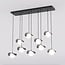 Emibig Emibig RITUAL 9 BLACK - Moderne hanglamp voor sfeervolle verlichting