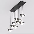 Emibig Emibig RITUAL 9 BLACK - Lámpara colgante moderna para una iluminación elegante