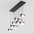 Emibig Emibig RITUAL 9 BLACK - Modern pendant lamp for stylish lighting