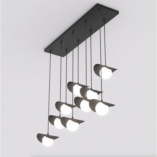 Emibig Emibig RITUAL 9 BLACK - Moderne Pendelleuchte für stilvolle Beleuchtung