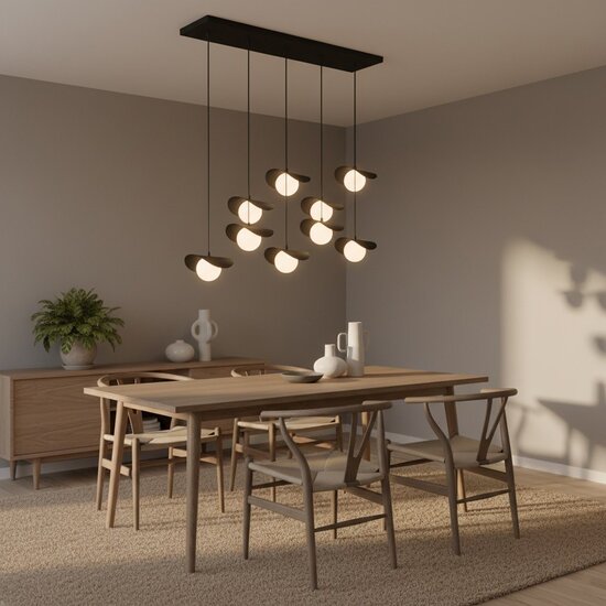 Emibig Emibig RITUAL 9 BLACK - Moderne Pendelleuchte für stilvolle Beleuchtung