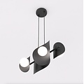 Emibig Emibig ELEMENTI 4 BLACK - Lampe suspendue moderne pour un éclairage élégant