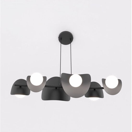 Emibig Emibig ELEMENTI 6 BLACK - Moderne Pendelleuchte für stilvolle Beleuchtung