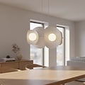 Emibig Emibig ELEMENTI 4 WHITE - Moderne hanglamp voor sfeervolle verlichting