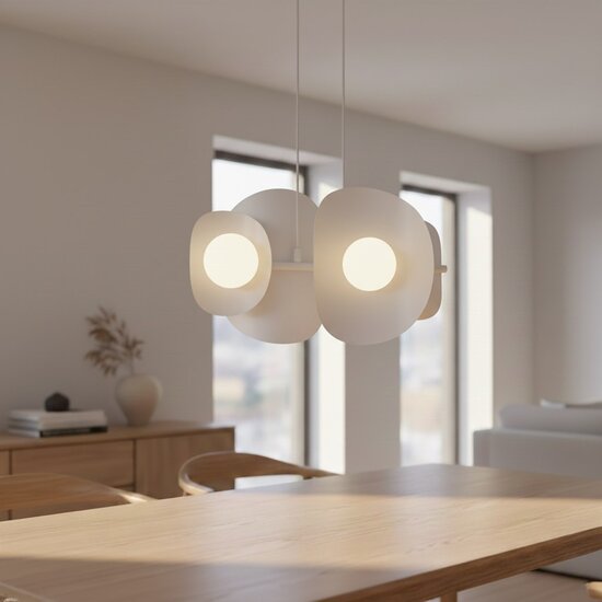 Emibig Emibig ELEMENTI 4 WHITE - Lampe suspendue moderne pour un éclairage élégant