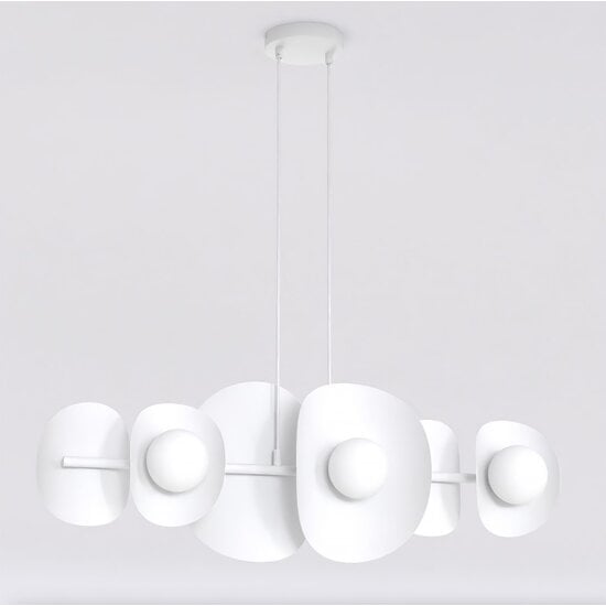 Emibig Emibig ELEMENTI 6 WHITE - Lámpara colgante moderna para una iluminación elegante