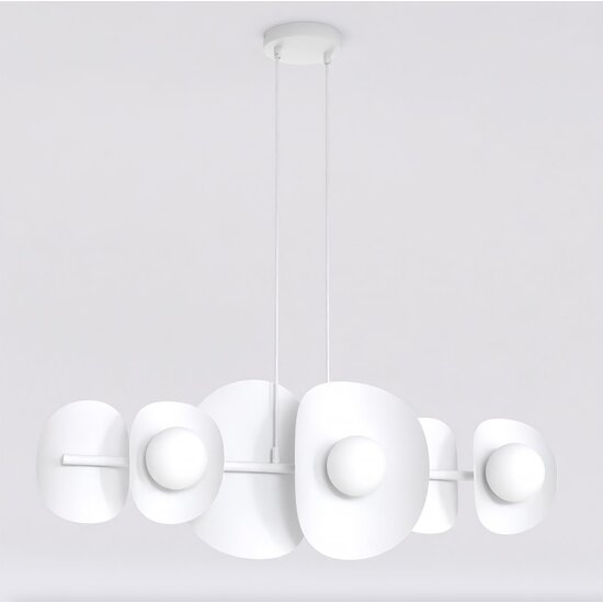 Emibig Emibig ELEMENTI 6 WHITE - Modern pendant lamp for stylish lighting