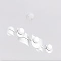 Emibig Emibig ELEMENTI 6 WHITE - Moderne hanglamp voor sfeervolle verlichting