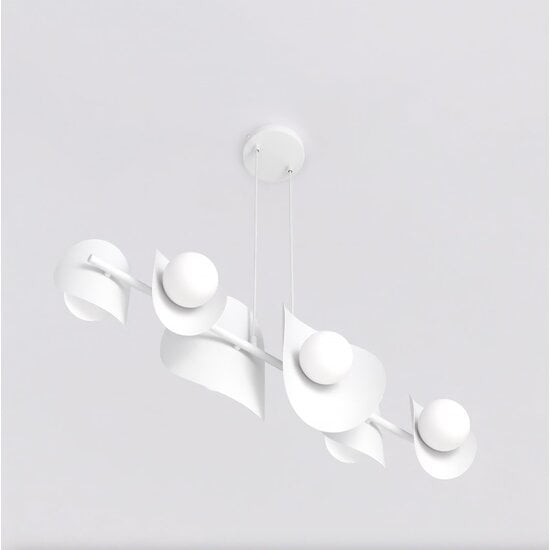 Emibig Emibig ELEMENTI 6 WHITE - Moderne hanglamp voor sfeervolle verlichting