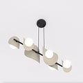 Emibig Emibig ELEMENTI 6 BL MOKKA - Moderne hanglamp voor sfeervolle verlichting