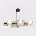 Emibig Emibig ELEMENTI 6 BL MOKKA - Moderne hanglamp voor sfeervolle verlichting