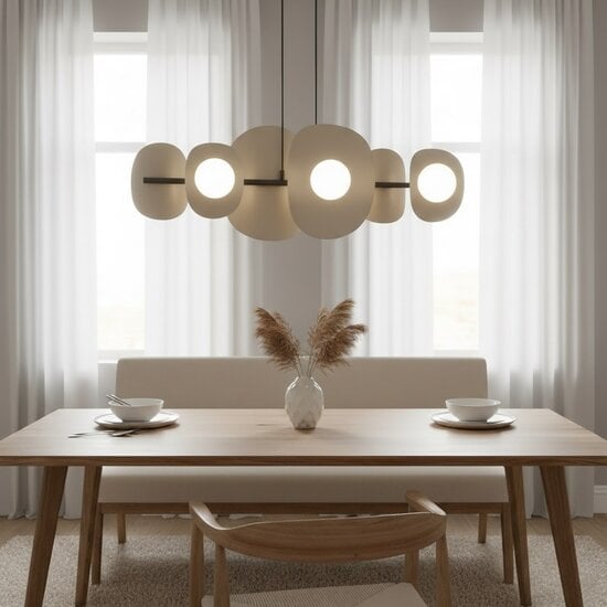 Emibig Emibig ELEMENTI 6 BL MOKKA - Moderne hanglamp voor sfeervolle verlichting