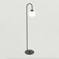 Emibig Emibig FLOR LP1 BLACK - Minimalistische vloerlamp voor elke ruimte