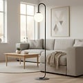 Emibig Emibig FLOR LP1 BLACK - Minimalistische Stehlampe für jeden Raum