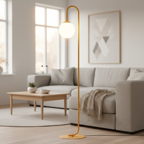 Emibig Emibig FLOR LP1 ORANGE - Minimalist floor lamp for any space