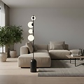Emibig Emibig ETNO LP4 BLACK - Minimalist floor lamp for any space
