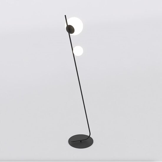 Emibig Emibig TATU LP2 BLACK - Lámpara de pie minimalista para cualquier espacio