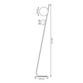 Emibig Emibig TATU LP2 WHITE - Minimalist floor lamp for any space