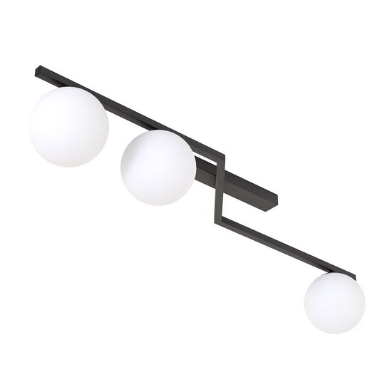 Emibig Emibig NATON 3 BL OPAL - Moderne plafondlamp voor sfeervolle verlichting