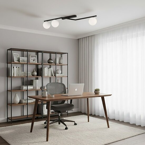 Emibig Emibig NATON 3 BL OPAL - Moderne Deckenlampe für stilvolle Beleuchtung