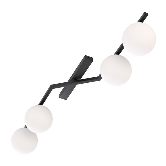 Emibig Emibig NATON 4 BL OPAL - Lámpara de techo moderna para una iluminación elegante