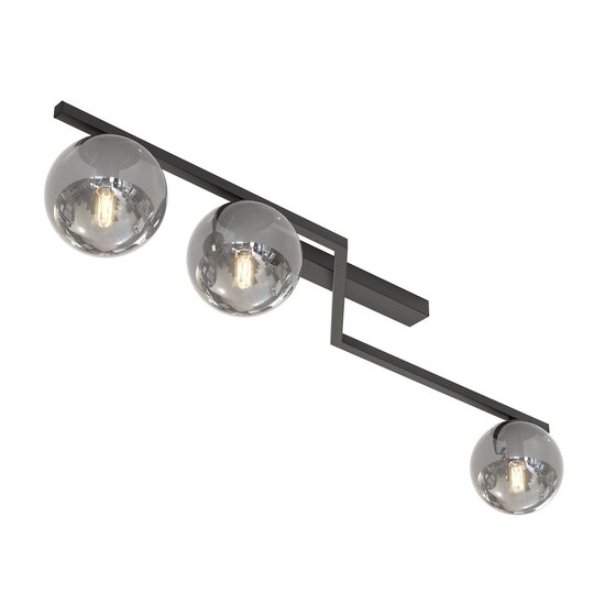 Emibig Emibig NATON 3 BL GRAFIT - Moderne plafondlamp voor sfeervolle verlichting