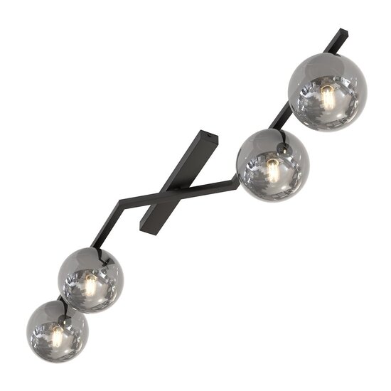 Emibig Emibig NATON 4 BL GRAFIT - Modern ceiling lamp for stylish lighting