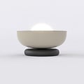 Emibig Emibig OZZY LN1 BL MOKKA - Minimalistische Tischlampe für jeden Raum