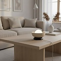 Emibig Emibig OZZY LN1 BL MOKKA - Minimalistische tafellamp voor elke ruimte