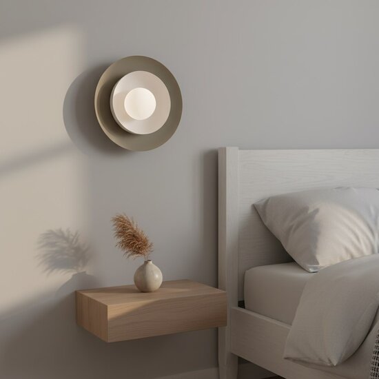Emibig Emibig POPPI K1 MO WHITE - Elegante Wandlampe für stilvolle Beleuchtung