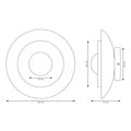 Emibig Emibig POPPI K1 MO WHITE - Elegante Wandlampe für stilvolle Beleuchtung