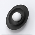 Emibig Emibig POPPI K1 BL BLACK - Scandinavische wandlamp voor elke ruimte