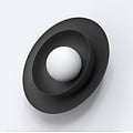 Emibig Emibig POPPI K1 BL BLACK - Skandinavische Wandleuchte für jeden Raum